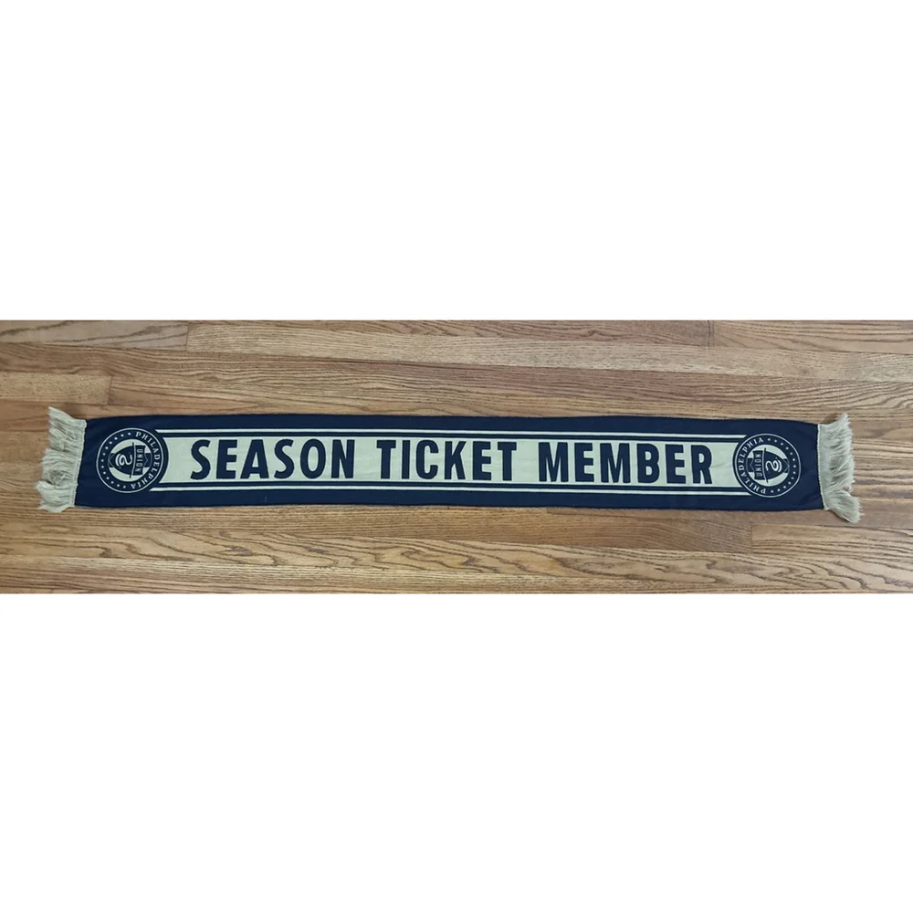 Philadelphia Union 10 Seasons Season Ticket Member Scarf